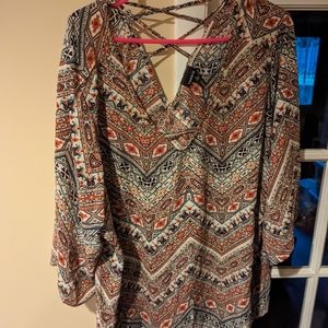 Torrid size 3 boho top